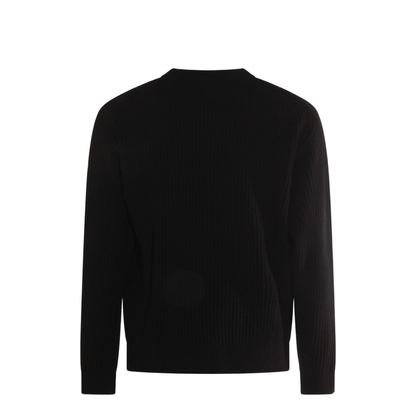 Ribbed Knit With Fox Patch