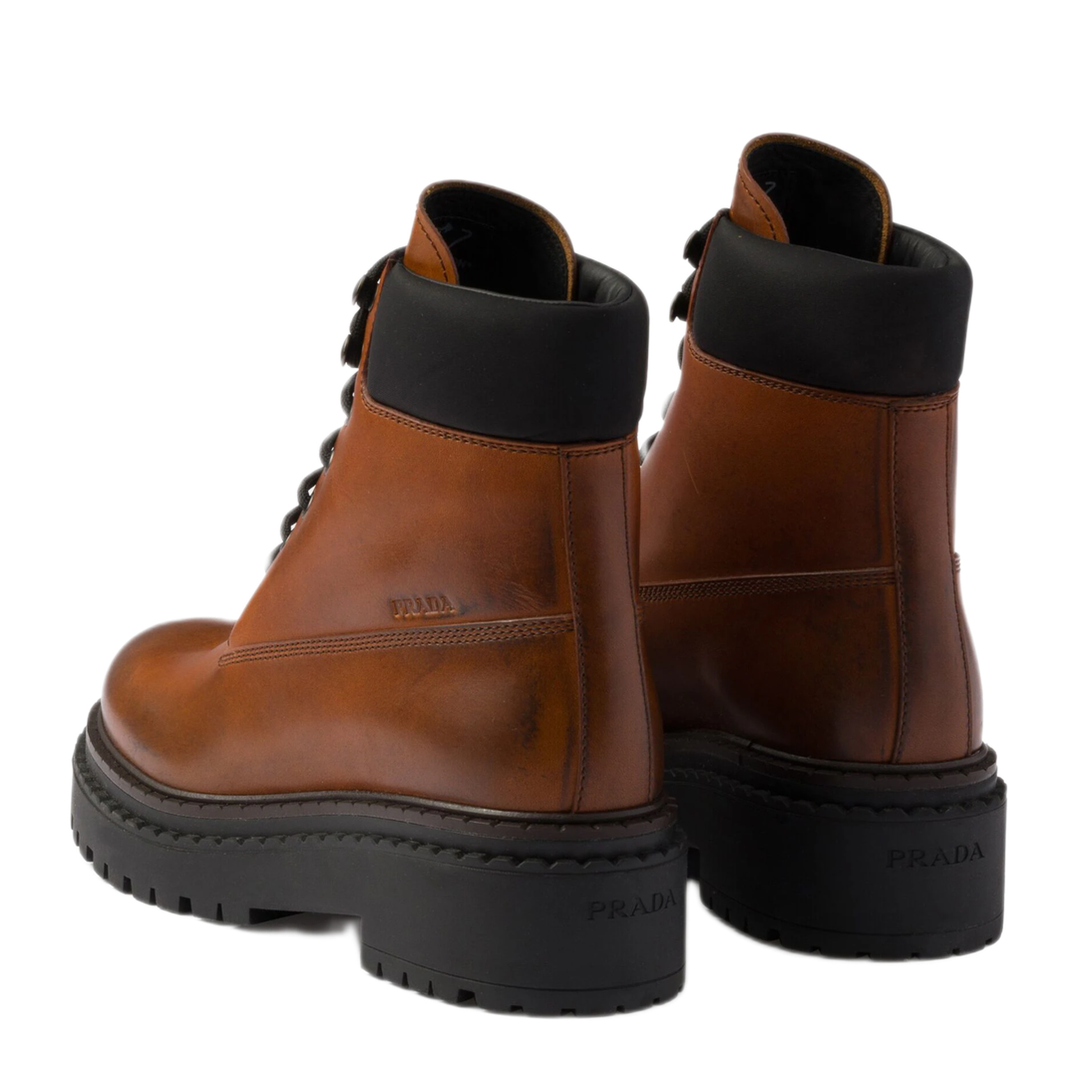 MAYFEYR - Prada - Leather And Re-Nylon Booties - 1T704NFG0553LPPF0046