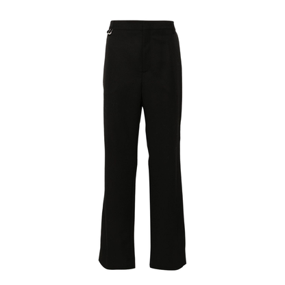 Black Virgin Wool Trousers