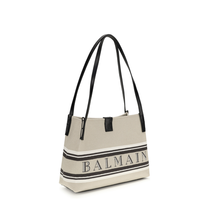MAYFEYR - Balmain - Canvas Shoulder Bag - GN1FE033TJBR