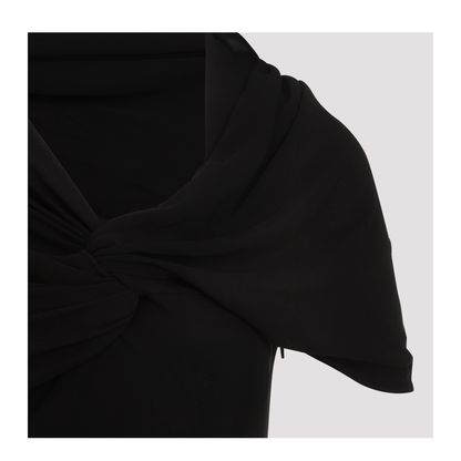 MAYFEYR - Saint Laurent - Viscose Mini Dress - 753164Y7F931000