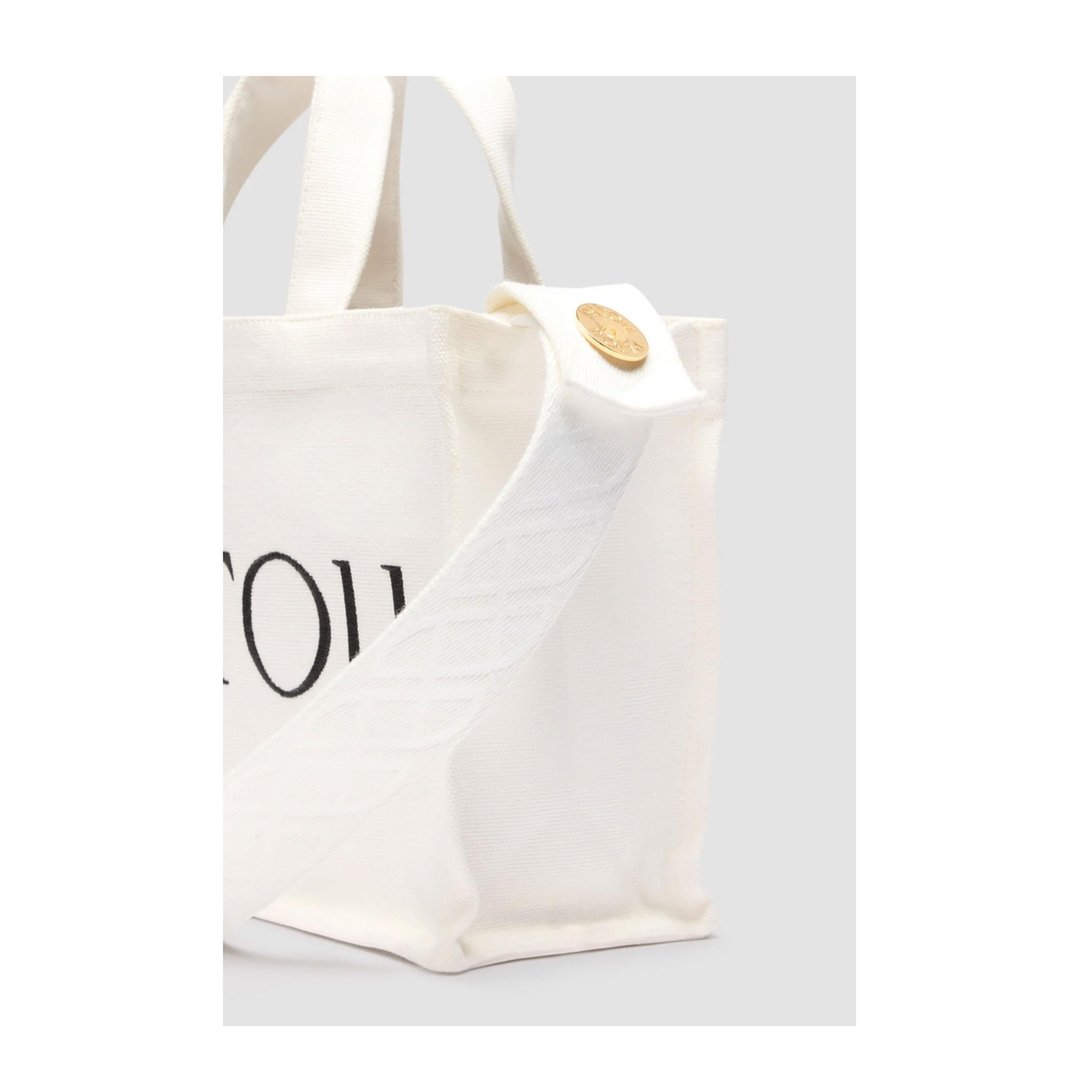 MAYFEYR - Patou - Small Tote In Cotton Canvas White - AC0440076001W