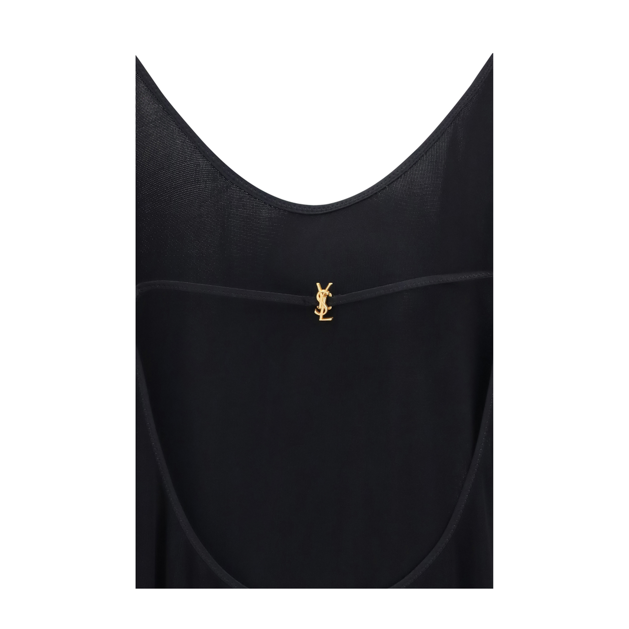 MAYFEYR - Saint Laurent - Cassandre Open-Back Ribbed-Knit Dress - 868281Y38DS