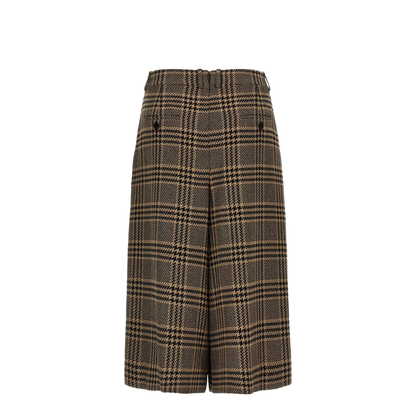 Culottes in Prince of Wale Silk and Cashmere
