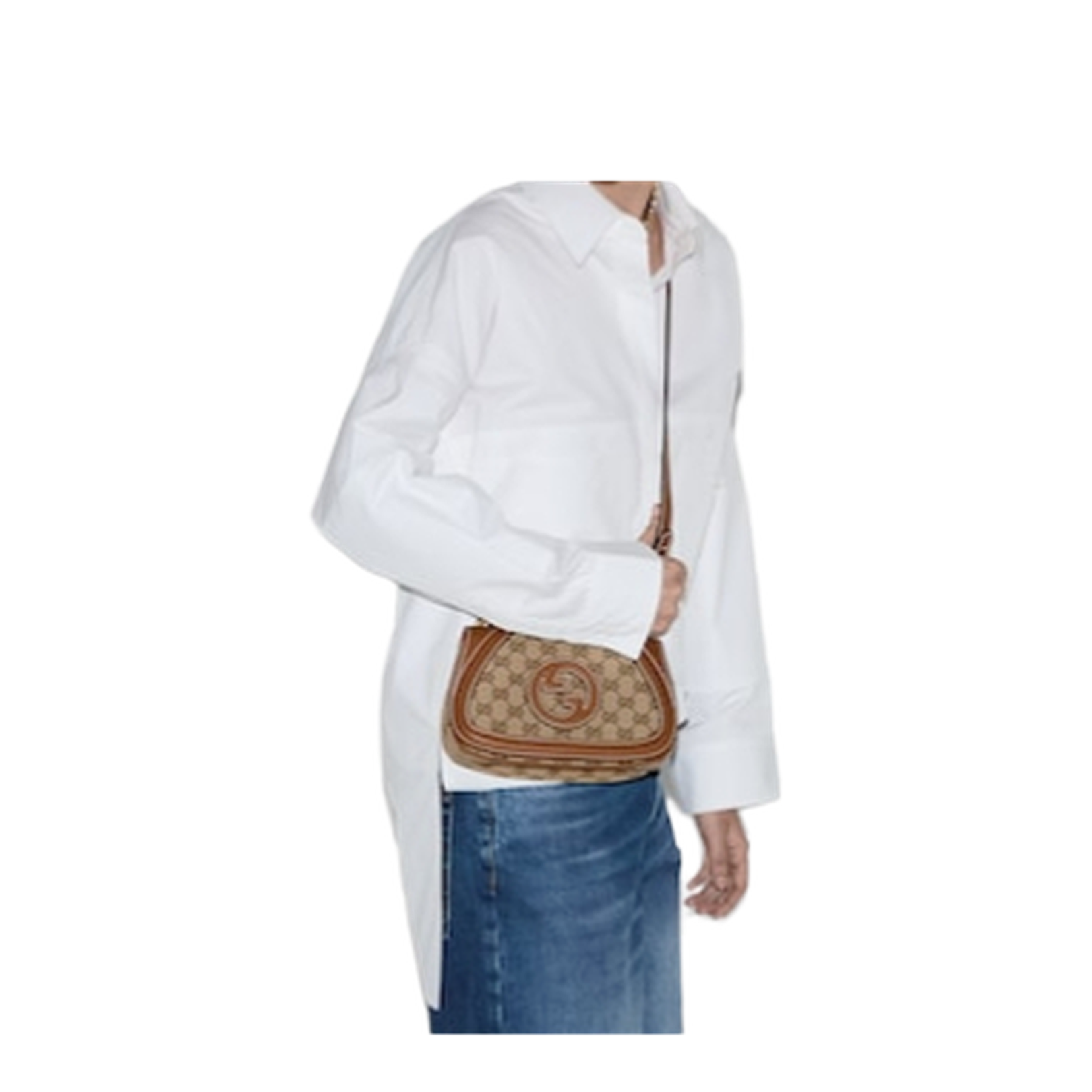 Circular Double G Clasp Bag