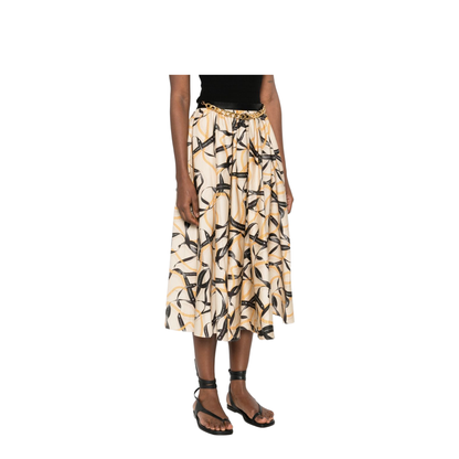 MAYFEYR - Elisabetta Franchi - Skirts Beige - GO15161E2045