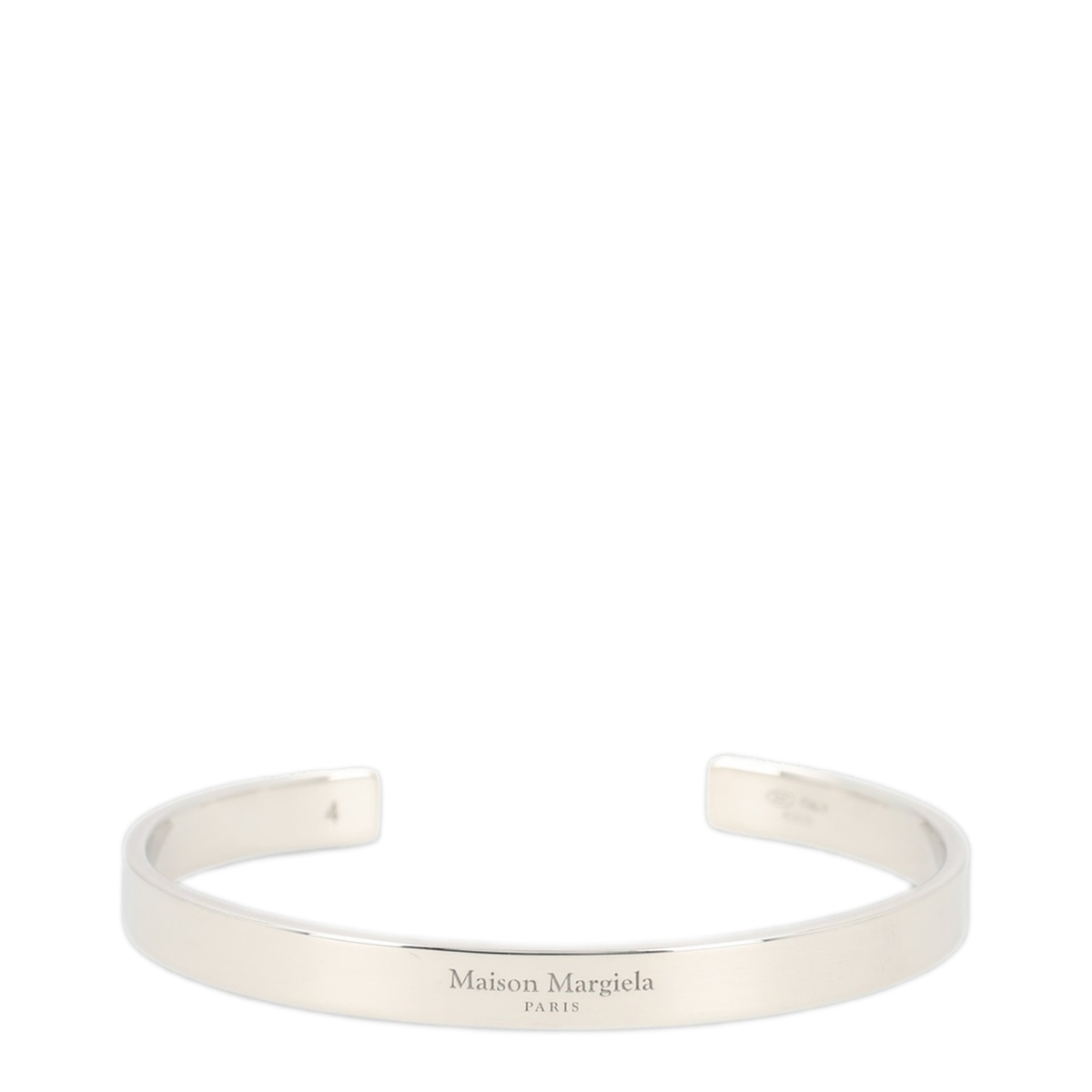 MAYFEYR - Maison Margiela - Silver Logo Cuff Bracelet - SM1UY0104P8865102