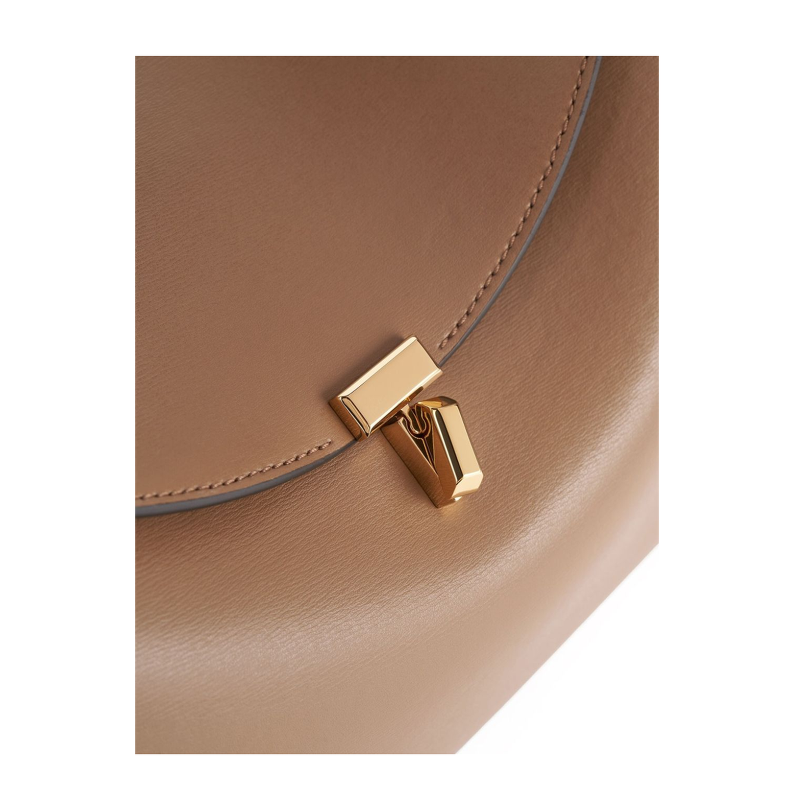 T-lock Leather Shoulder Bag