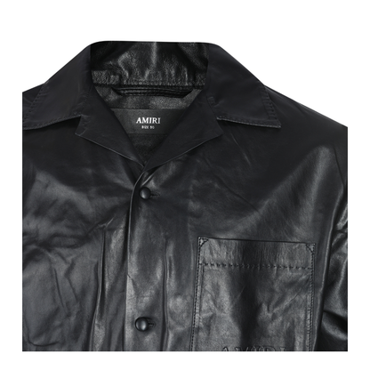 Black Leather Shirt