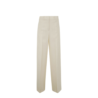 Wide Pleat-Front Trousers
