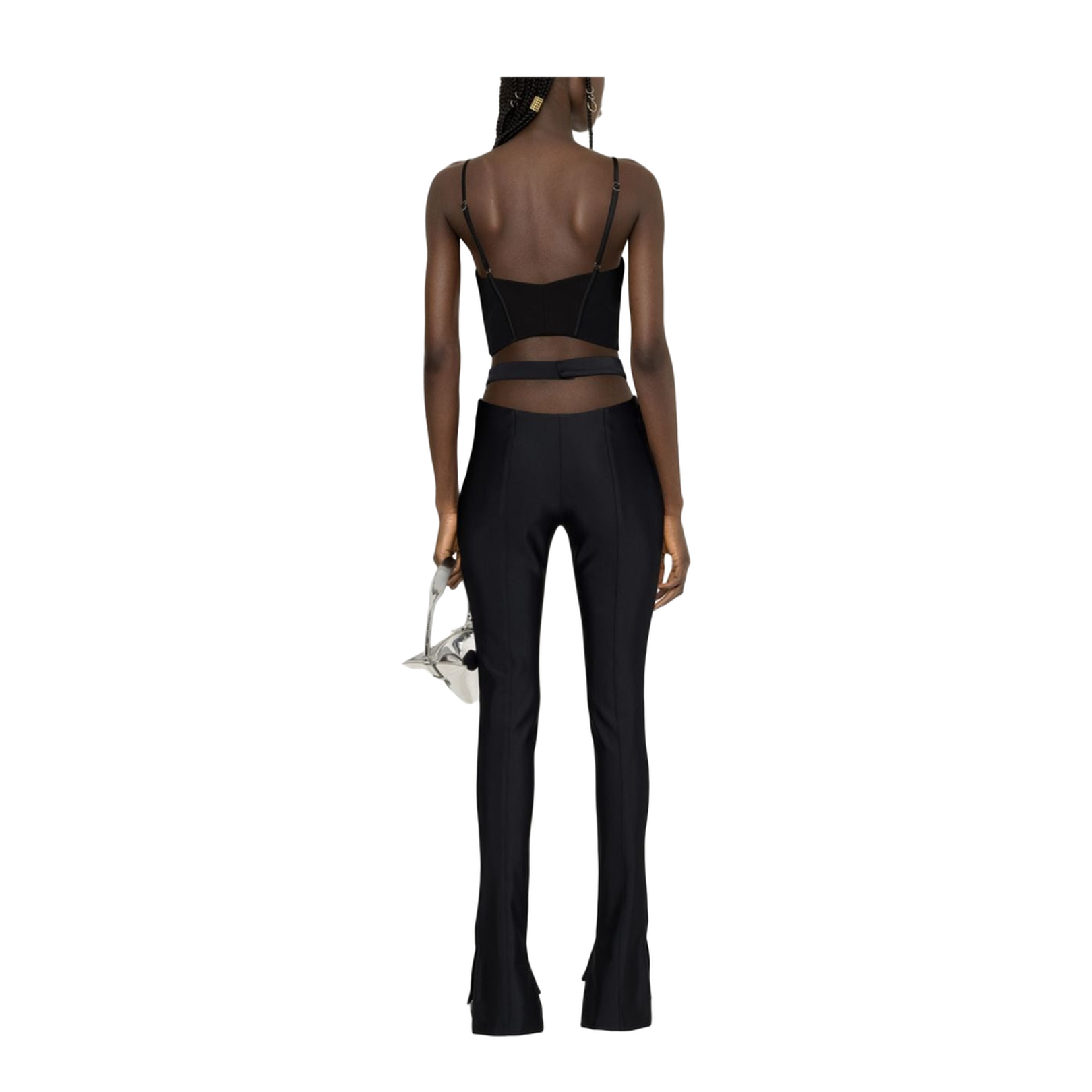 Cut-Out Detail Trousers