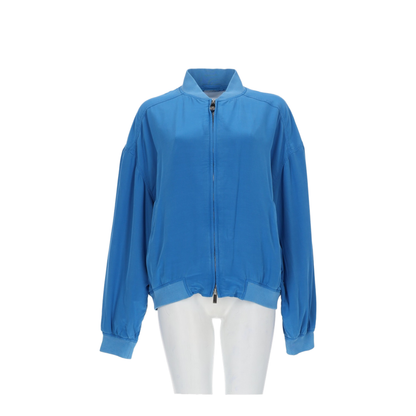 Silk Poplin Blouson
