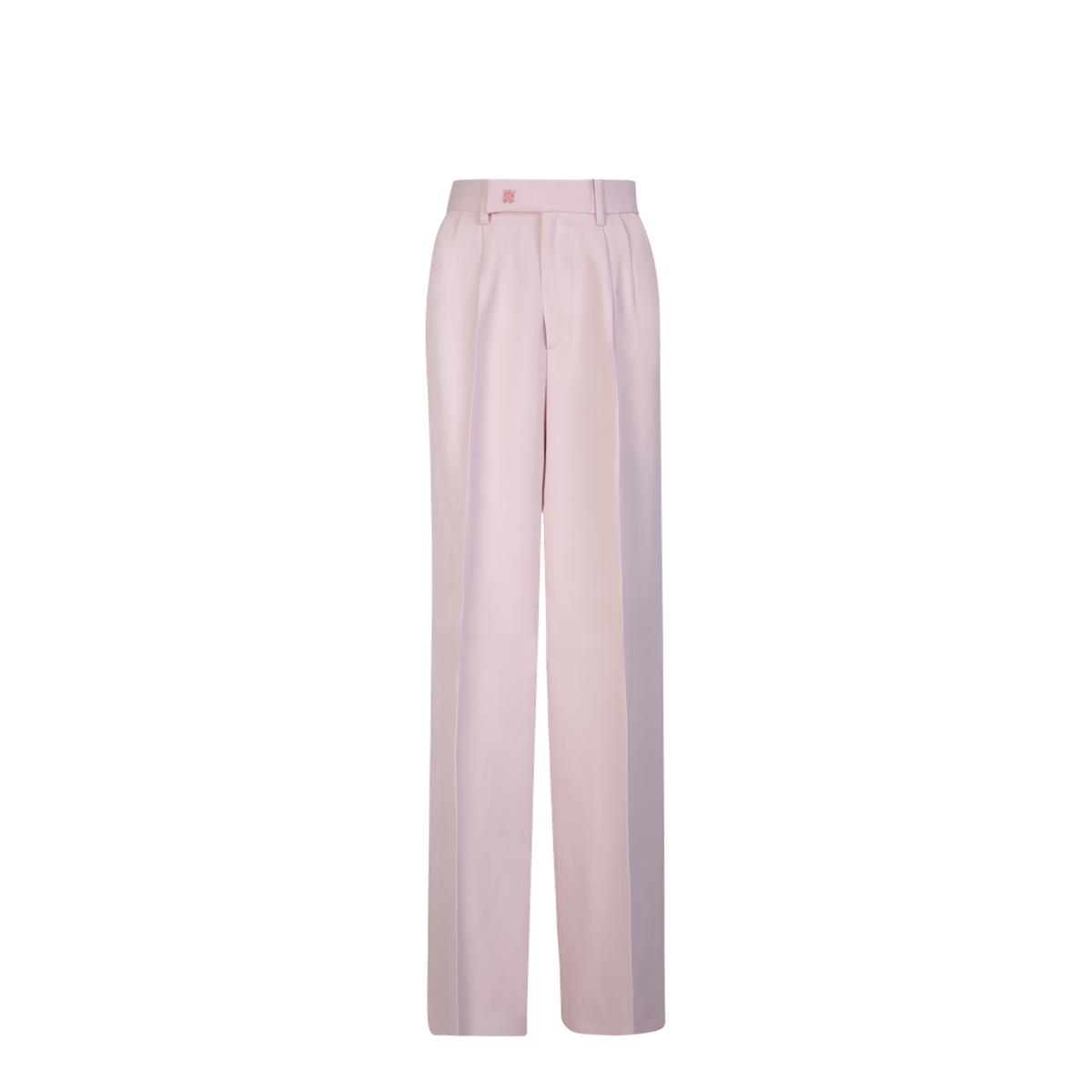 Pink Double Pleated Trousers