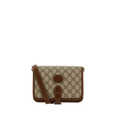 Mini Interlocking G Shoulder  Bag, Gold Hardware