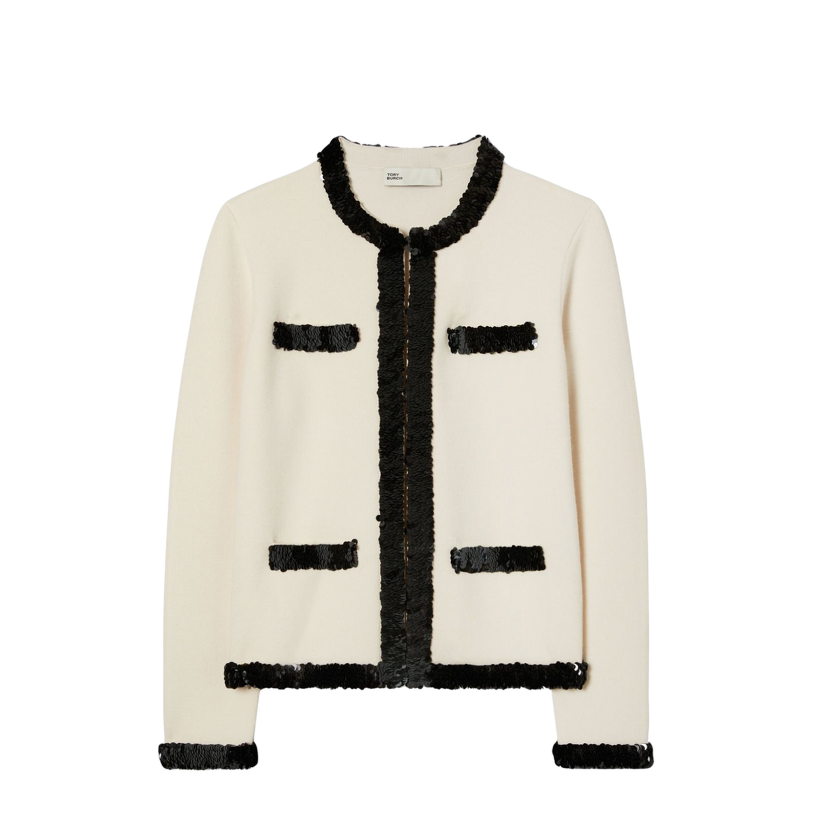 Kendra Sequined Wool Jacket