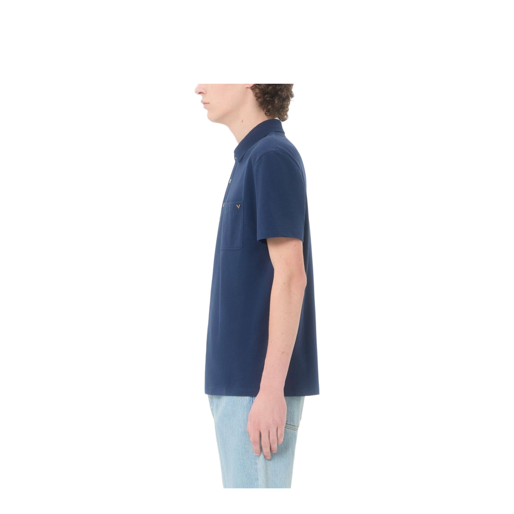 MAYFEYR - Valentino - T-Shirts And Polos Blue - VMH04VBMDD51
