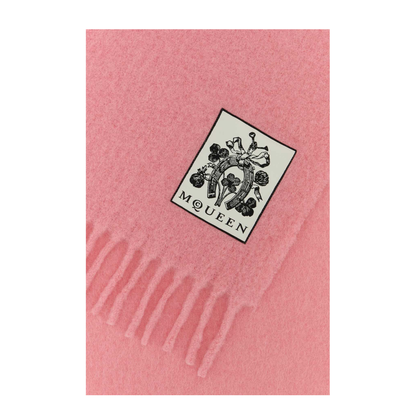 MAYFEYR - Alexander Mcqueen - Solid Cosy Alpaca Scarf - 8357073E78Q5900