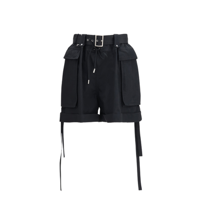MAYFEYR - Alexander Mcqueen - Cotton Shorts With Belt - 868654QZAQZ1000