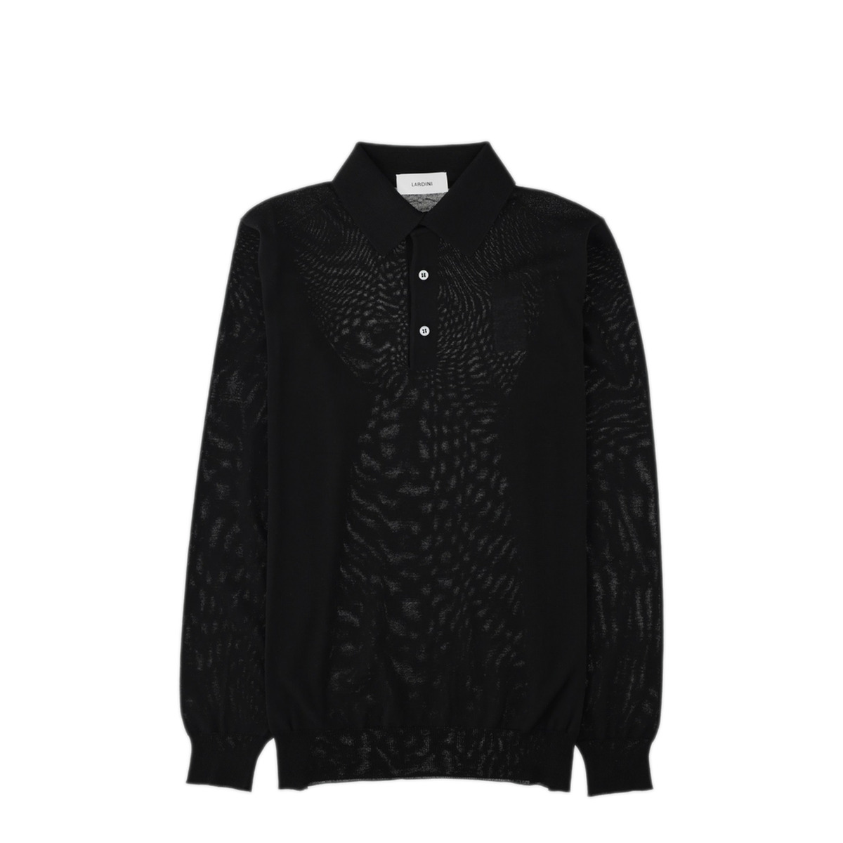Wool Polo Shirt Long Sleeves