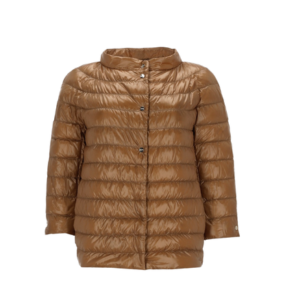 Cropped Padded Down Jacket