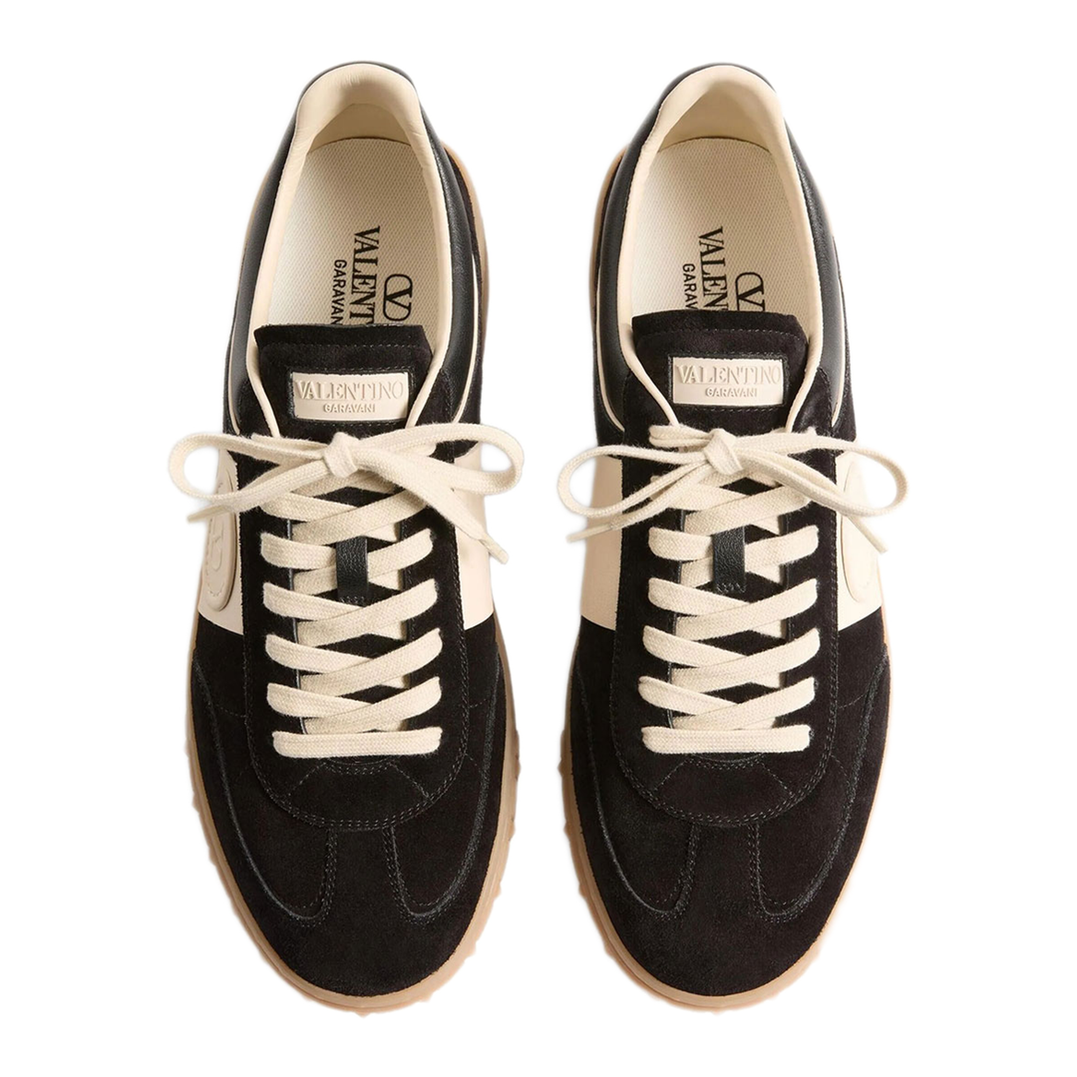 MAYFEYR - Valentino - Upvillage Split And Nappa Leather Sneakers - YS0H77LALCHQ