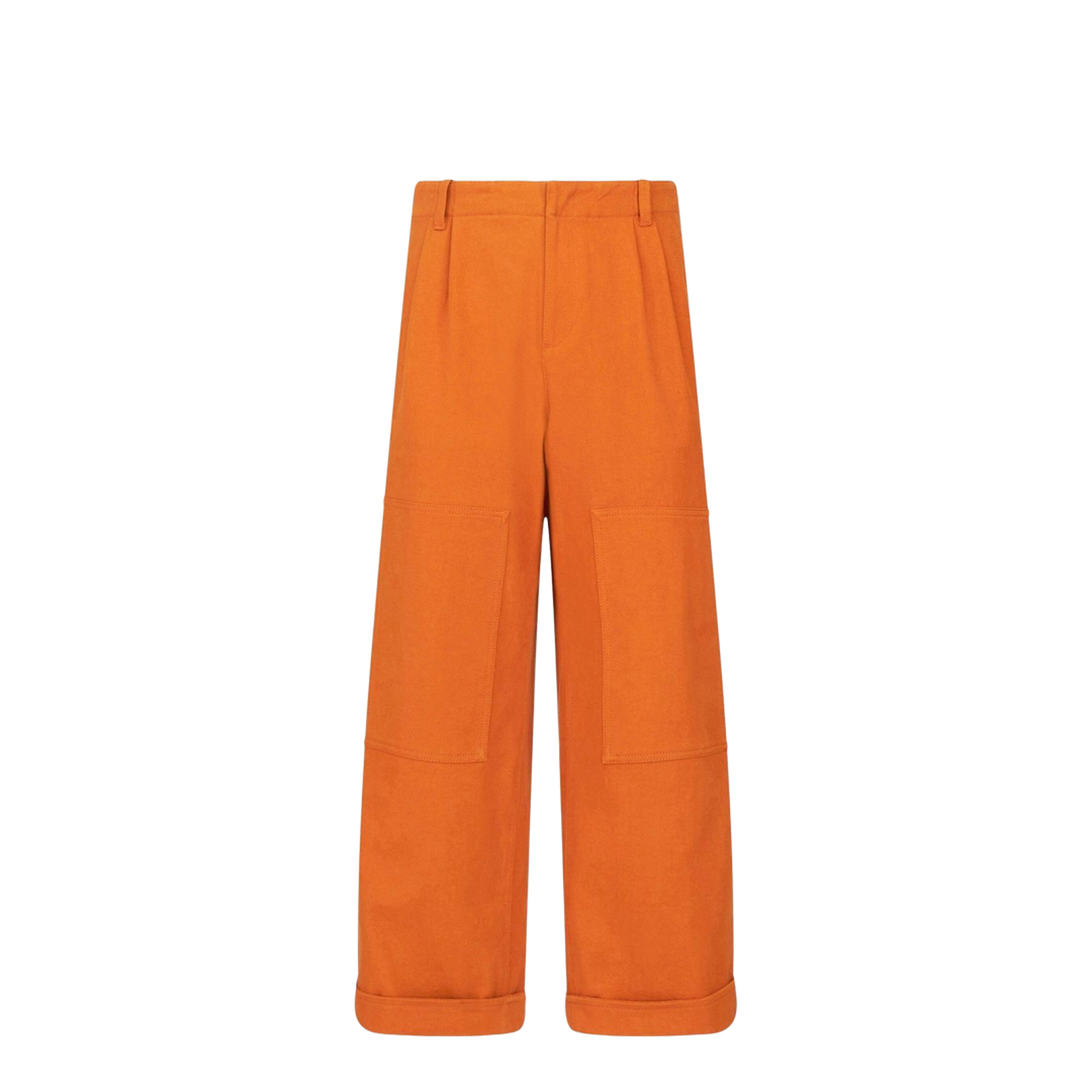Wide-Leg Long-Length Trousers