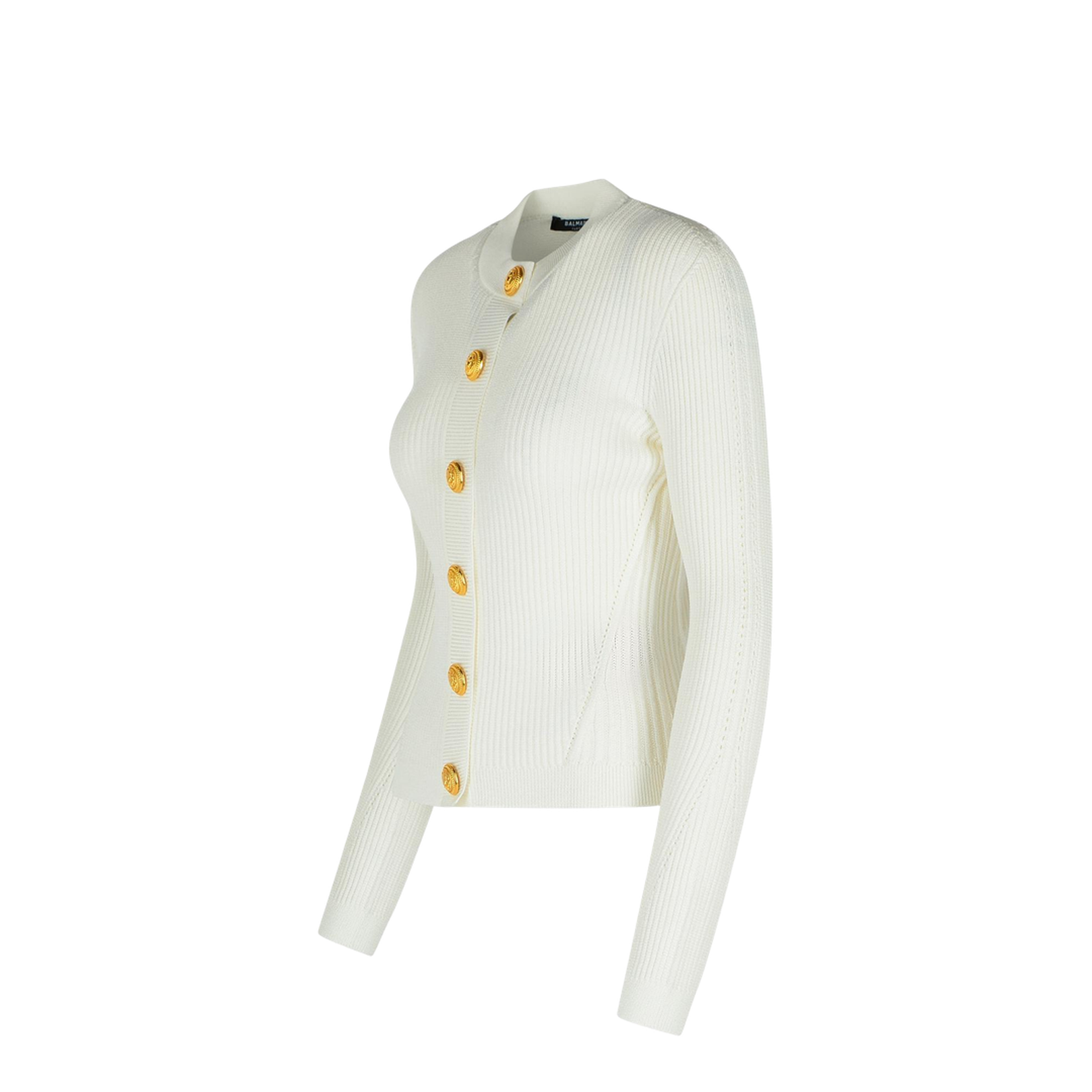 White Viscose Blend Sweater