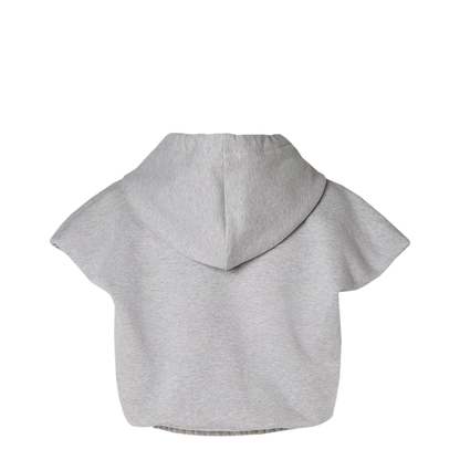 MAYFEYR - Fendi - Grey Cropped Sleeveless Jersey Top - FS9798AW8BF0TAZ