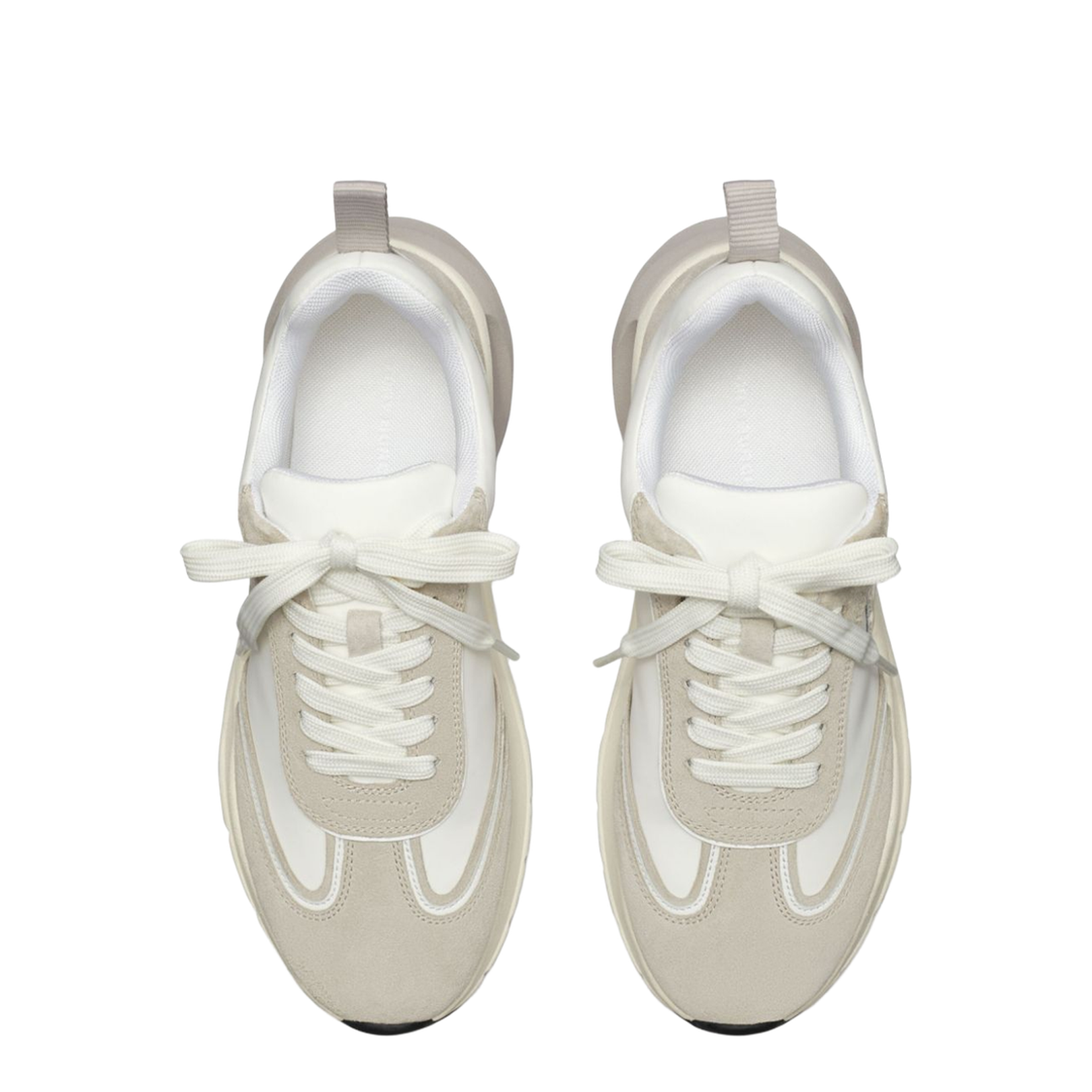 Canvas and Leather Suede Sneakers