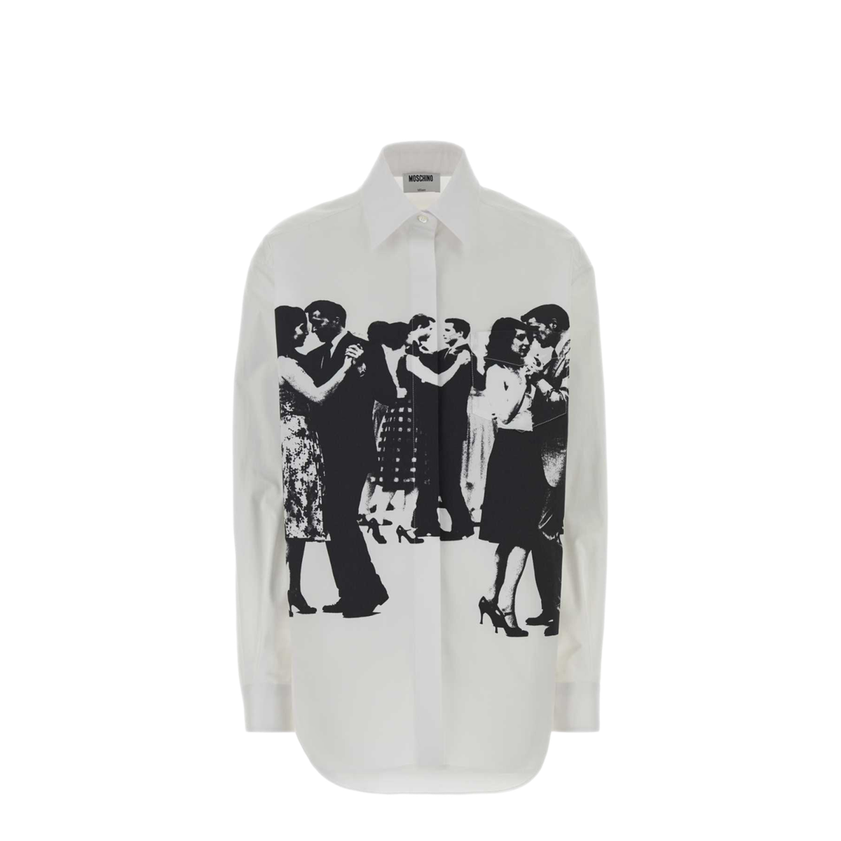MAYFEYR - Moschino - White Stretch Poplin Shirt - 262D022754361001