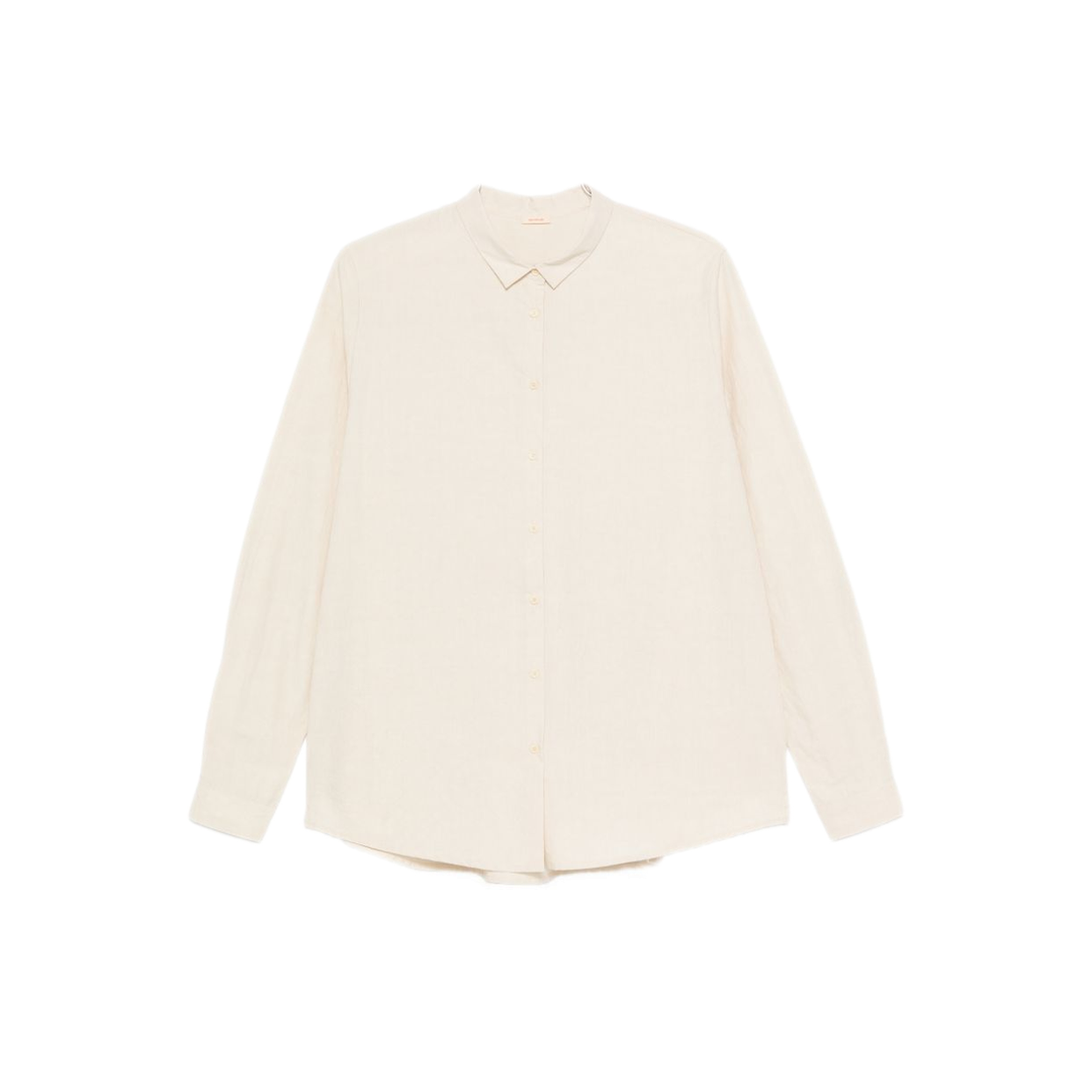 MAYFEYR - Apuntob - Beige Button Fastening Cotton Shirt - P1895TS995NATURALE