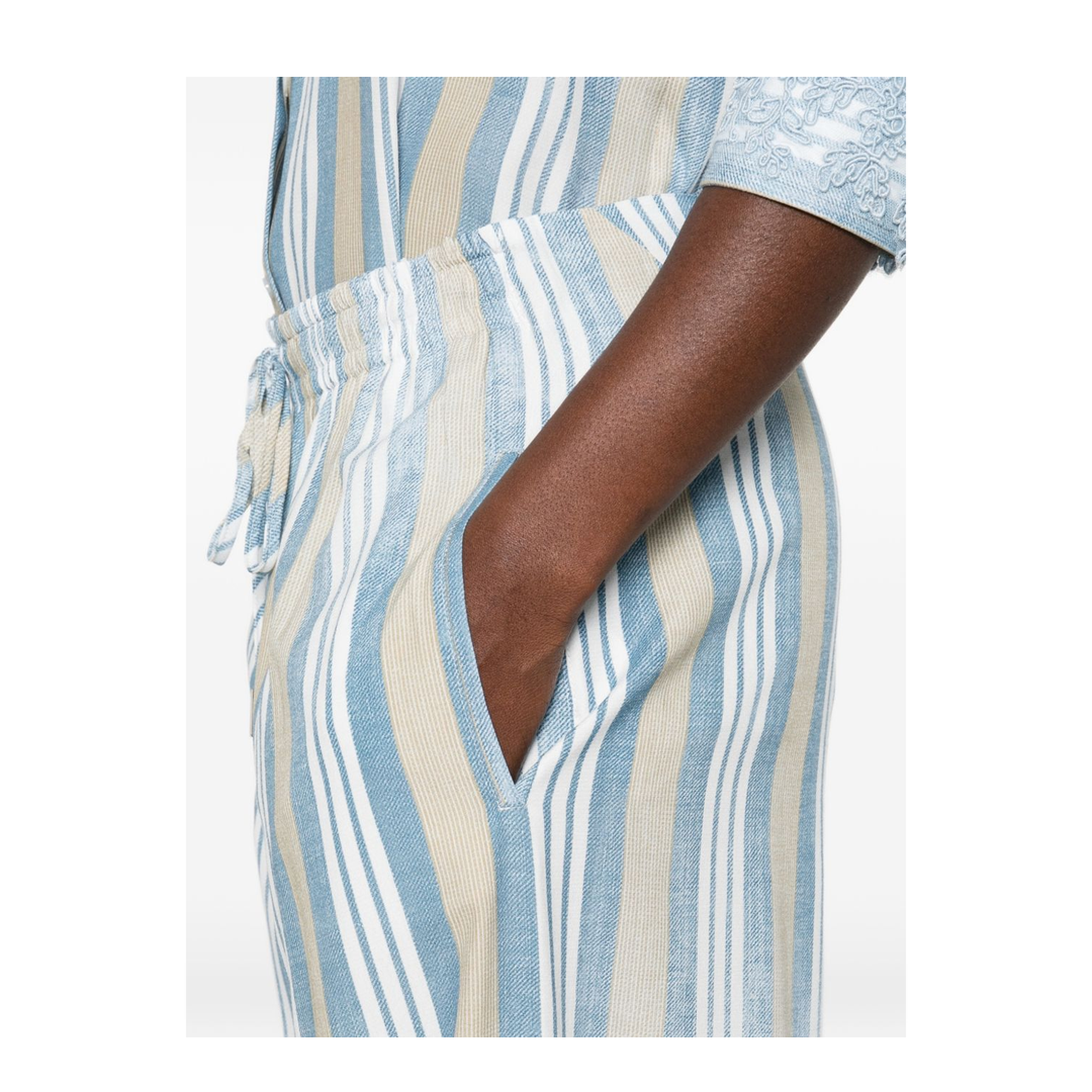 MAYFEYR - Ermanno Scervino - Trousers Clear Blue - D482P355OQNS4807