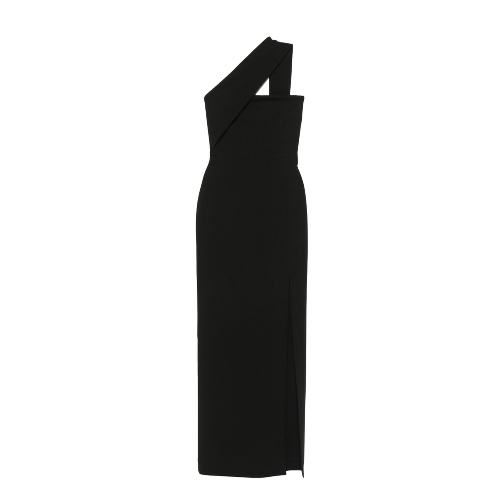 Asymmetric Neck Maxi Dress