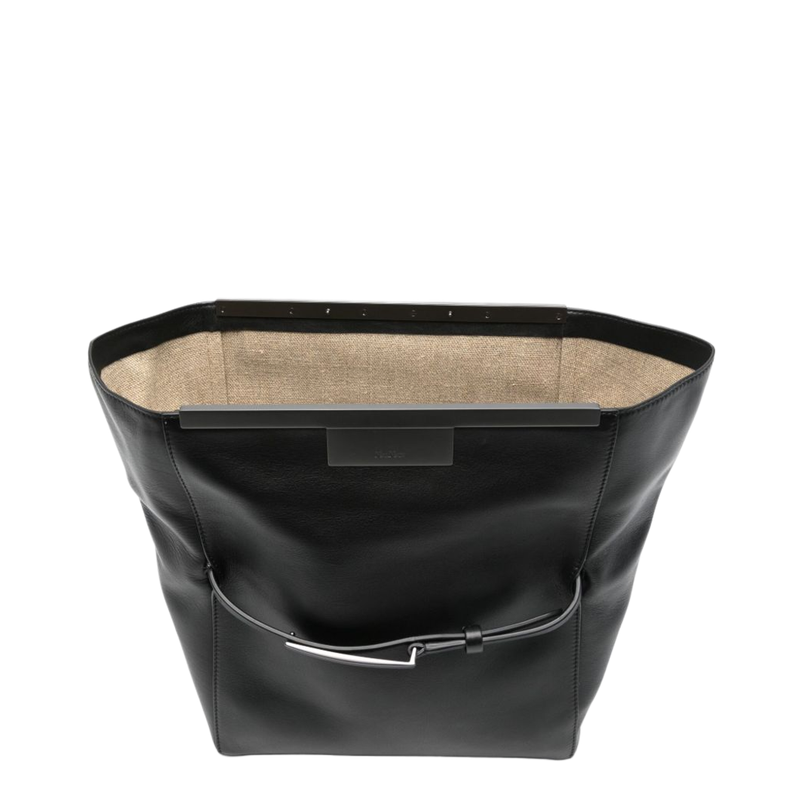 Large Clutch In Natural Leather
