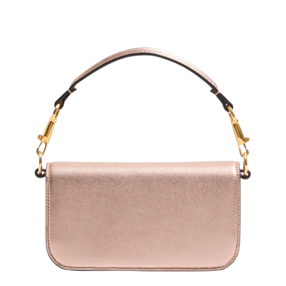Locò Small Calfskin Shoulder Bag - Pink