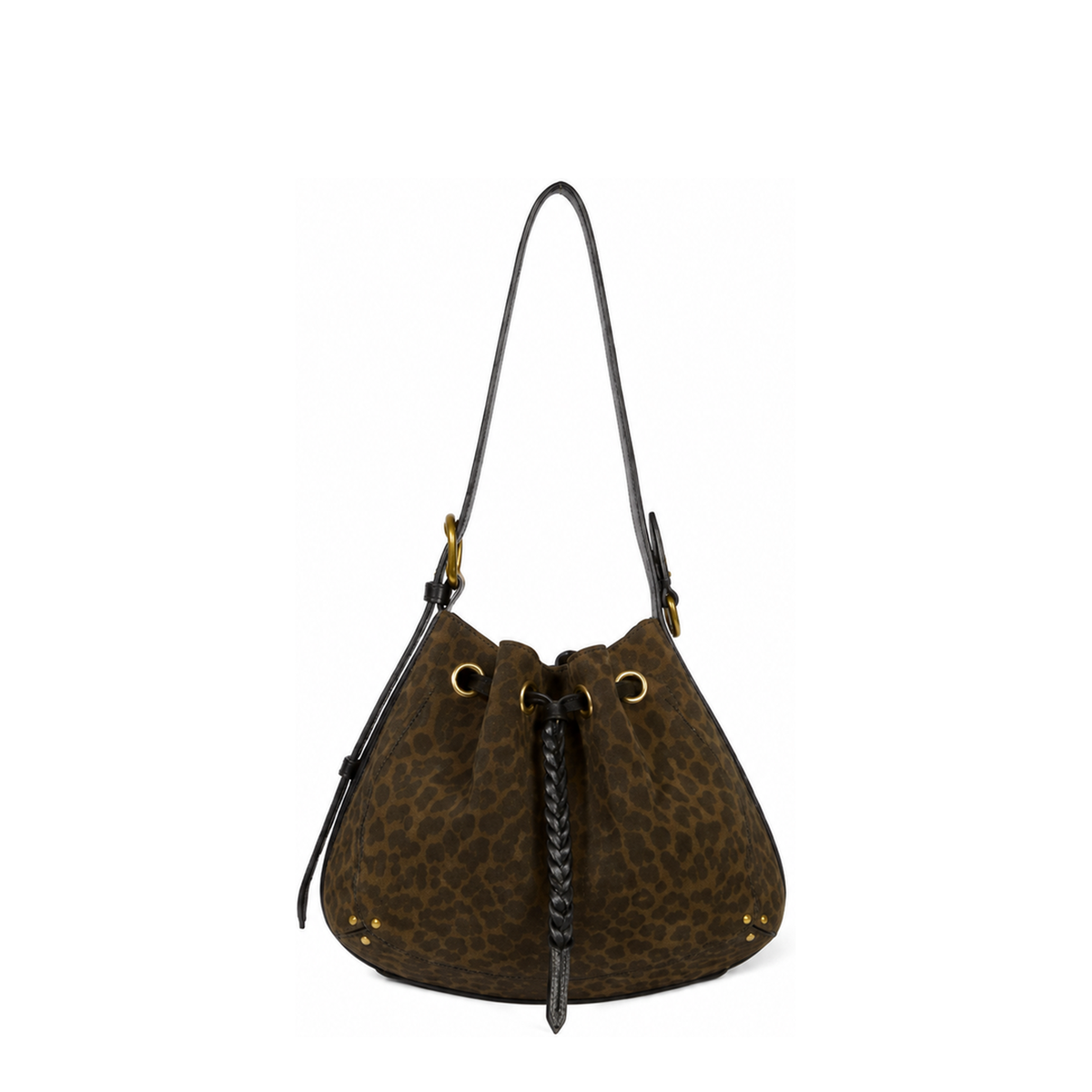 MAYFEYR - JÉRÔME DREYFUSS - Andy Shoulder Bag Imprim L Opard Kaki - 48ANDYCRIMPRIMLOPARDKAKI