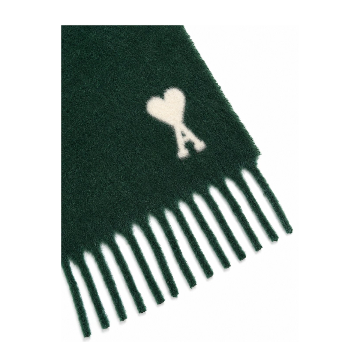 Bottle Green Alpaca Blend Scarf