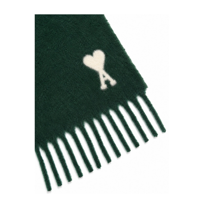Bottle Green Alpaca Blend Scarf