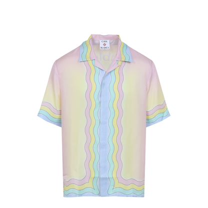 MAYFEYR - Casablanca - All-Over Monogram Jacquard Pattern Polo Shirt - MSP26SH00303