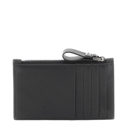 MAYFEYR - Valentino - Black Leather Rockstud Card Holder - 2Y2P0540VH30NO