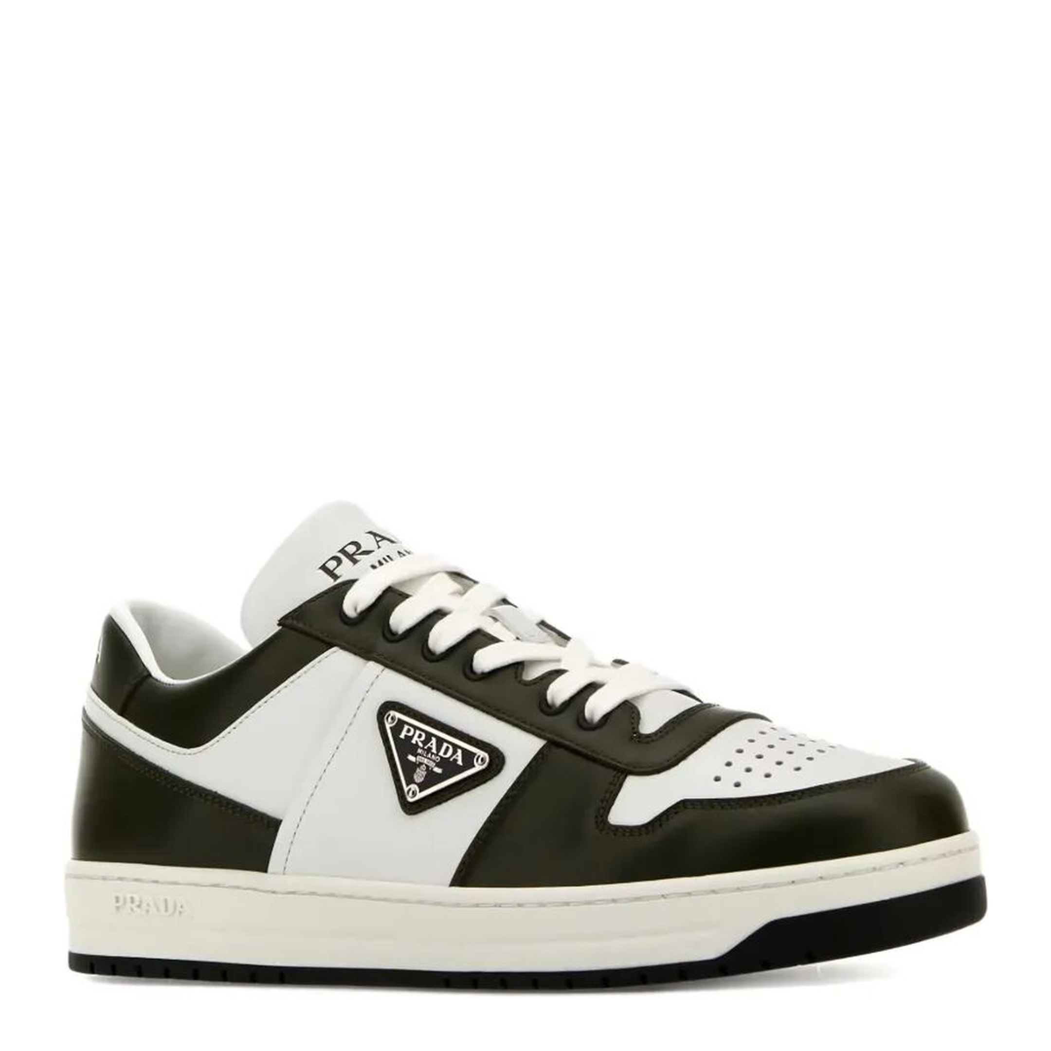 MAYFEYR - Prada - Downtown Two Tone Leather Sneakers - 2EE364FD0033LOIF008L