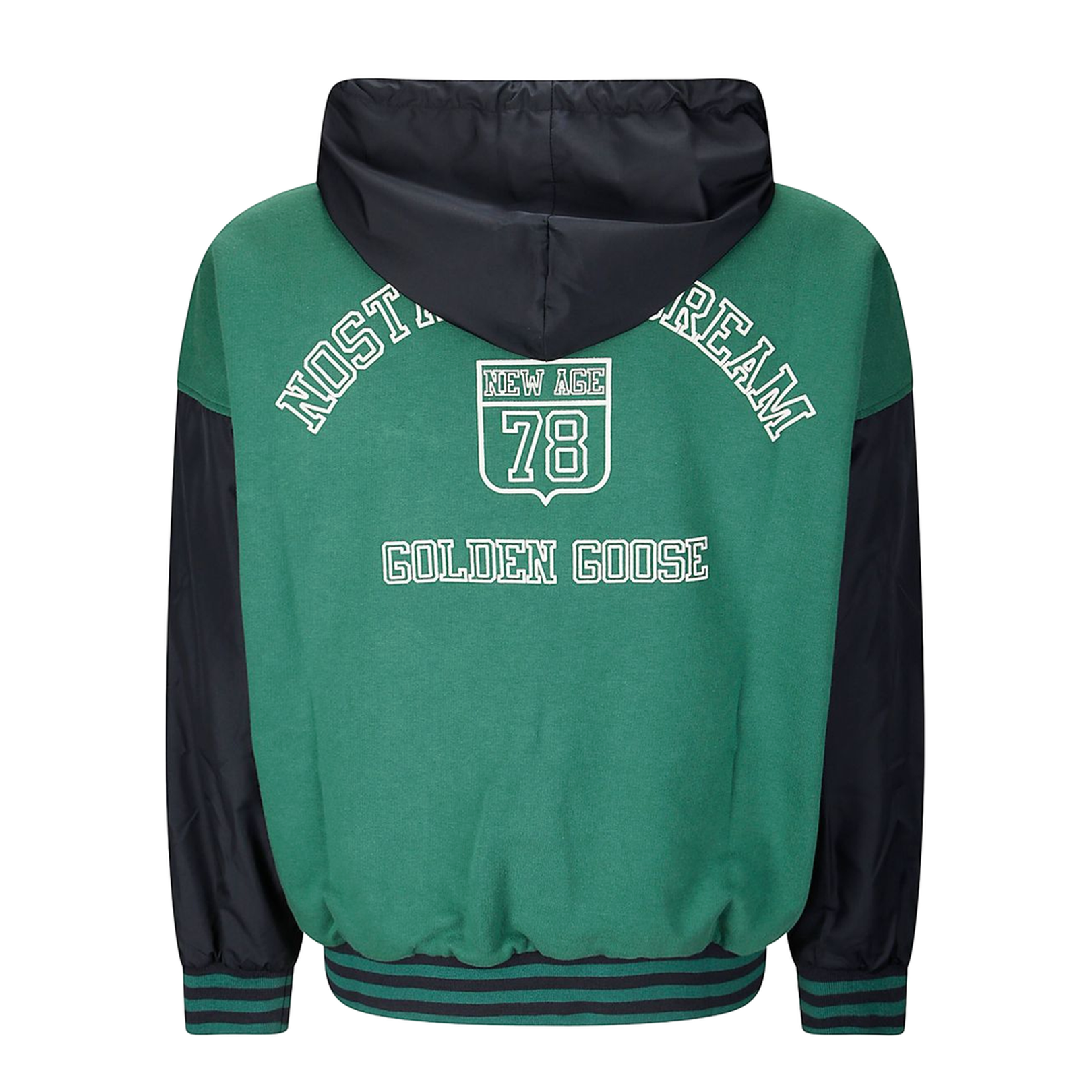 Colorblock Organic Cotton Reversible Hoodie