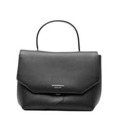 1981 Bovine Leather Handbag - Black