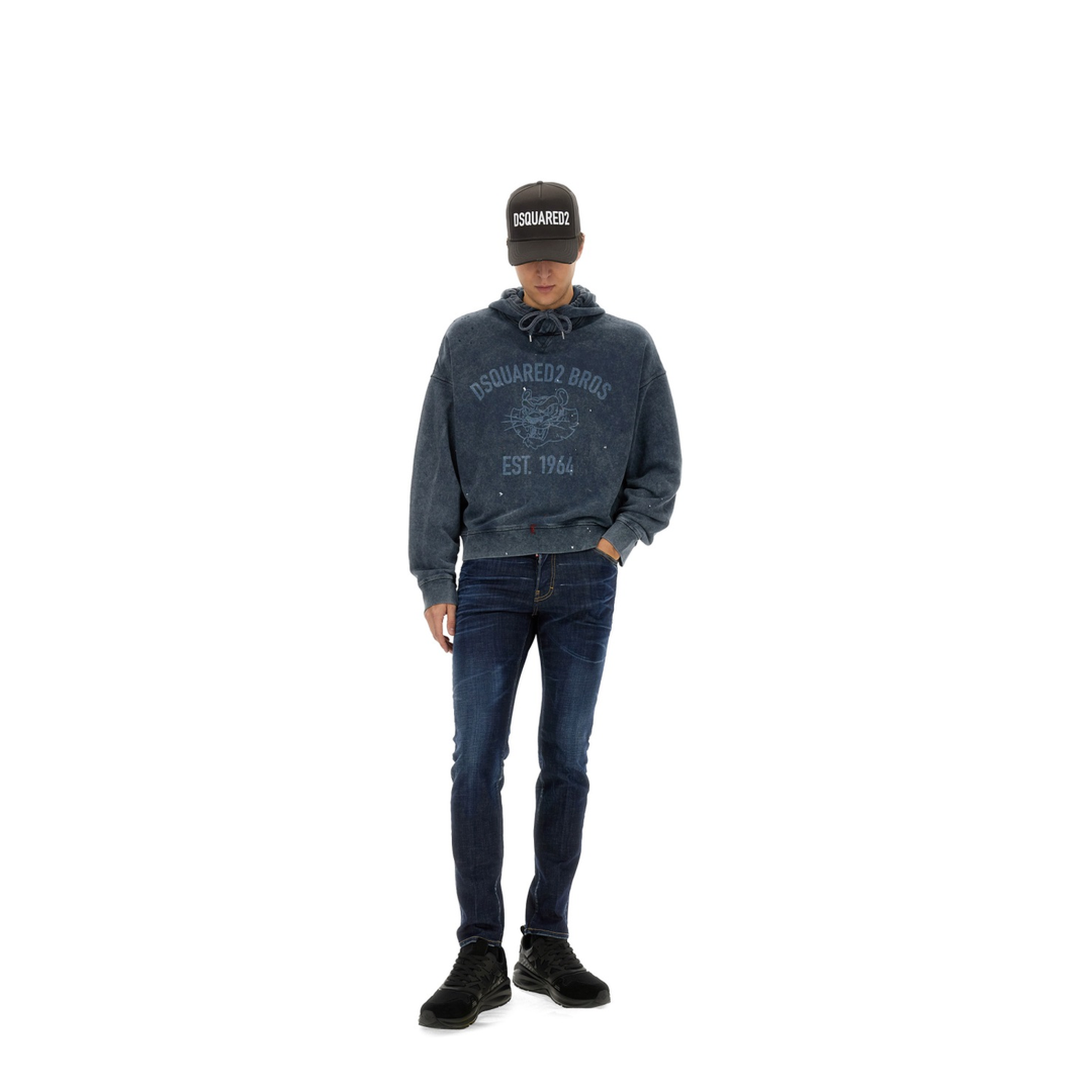MAYFEYR - Dsquared2 - Sweatshirt With Logo Print - S74GU0848S25030524