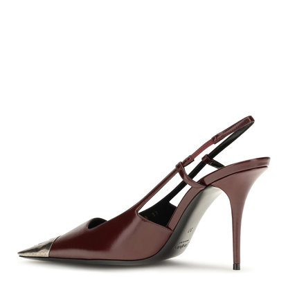 MAYFEYR - Saint Laurent - Jeanne Smooth Leather Pumps - 841158AAFGC