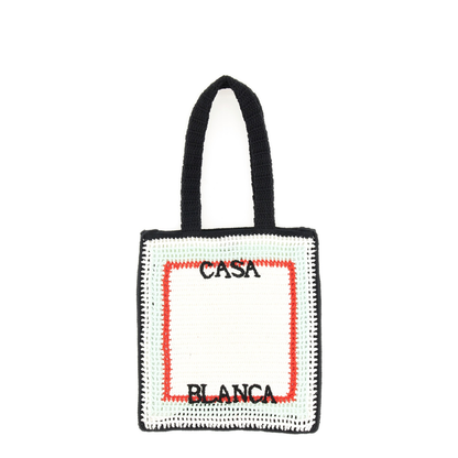 MAYFEYR - Casablanca - Crochet Bag - APF25BAG13901WHITE