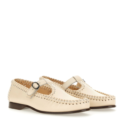 MAYFEYR - Hereu - Moccasin T Bar Alcover - ALCOWFS240037IVORY