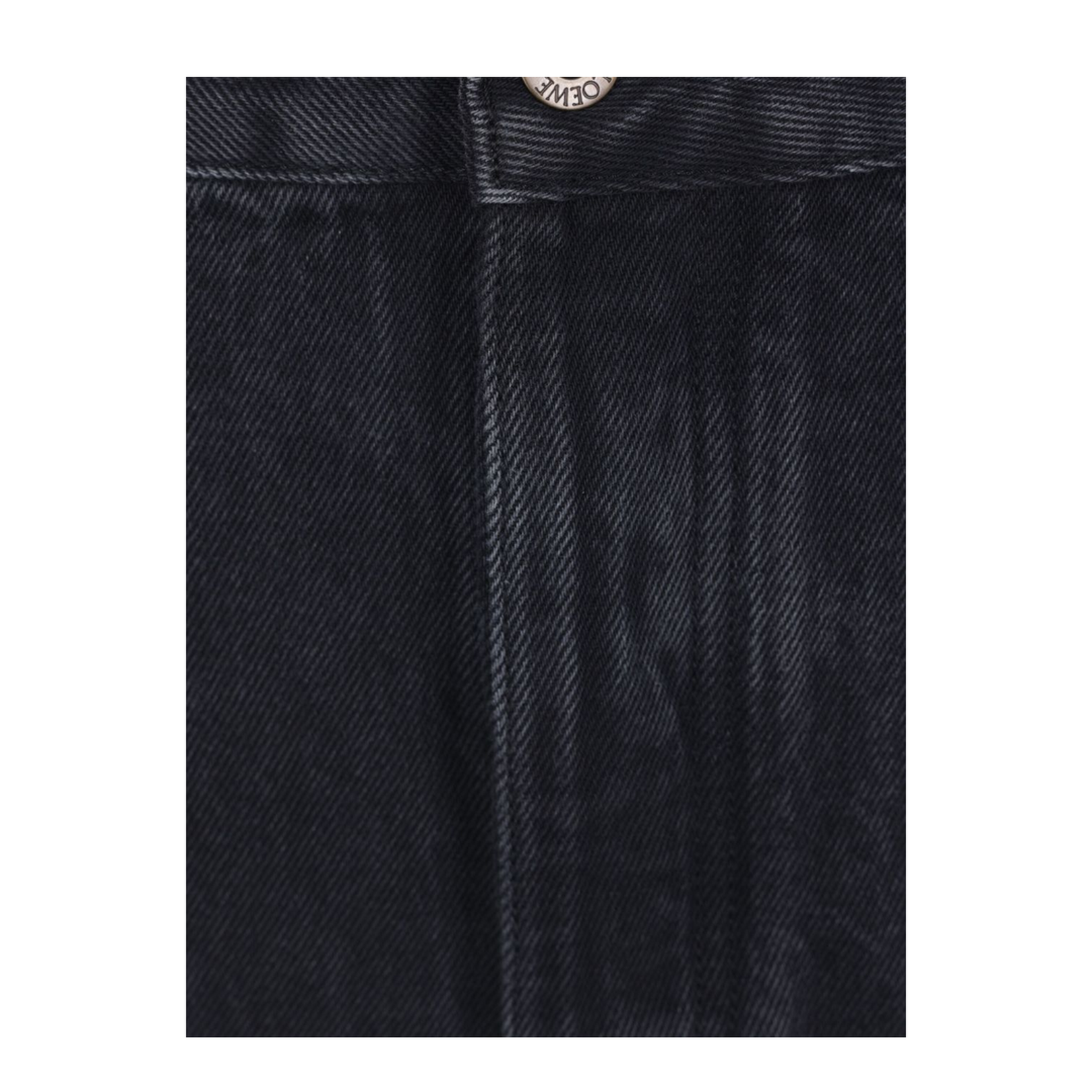 Anagram Baggy Jeans in Denim Black