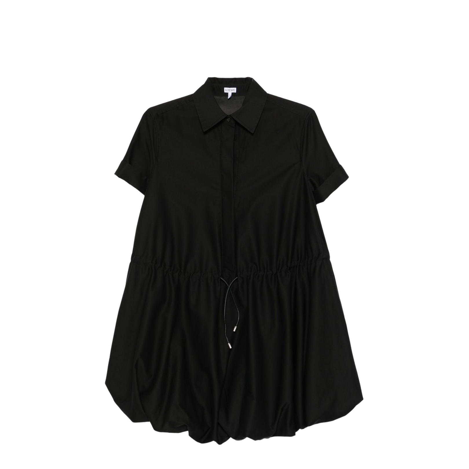 Cotton Blend Short Dress