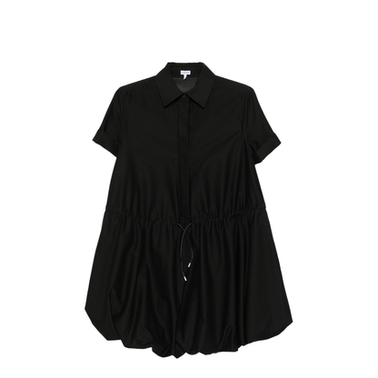 Cotton Blend Short Dress